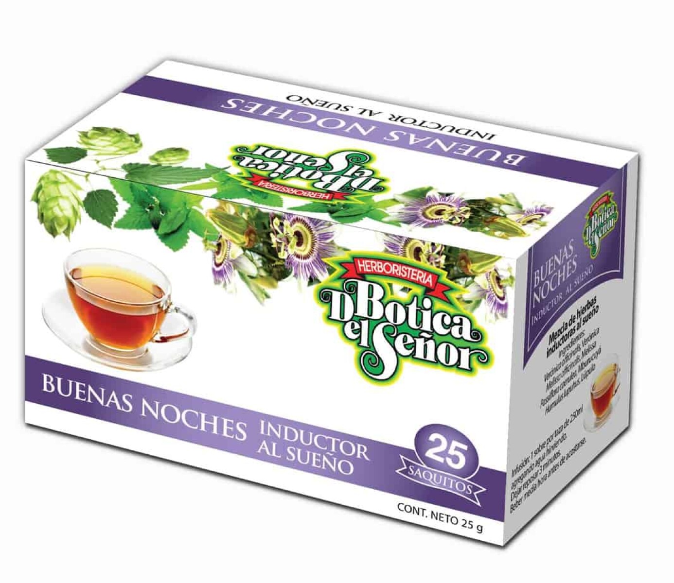 Té Buenas Noches Botica del Señor 25 Saquitos 
