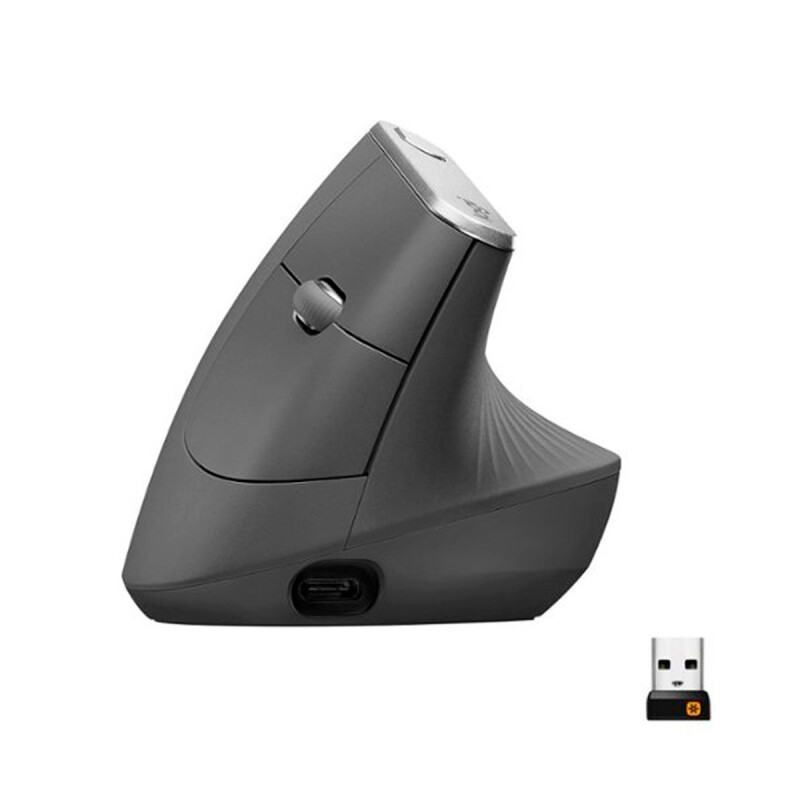 Mouse Logitech Inalámbrico Lift Vertical 910-006466 Grafito Mouse Logitech Inalámbrico Lift Vertical 910-006466 Grafito