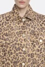 CAZADORA DENIM OVERSIZE LEOPAR Natural
