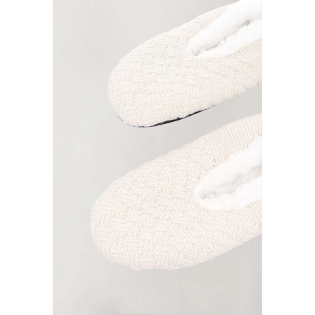 Pantumedias con antideslizante Blanco
