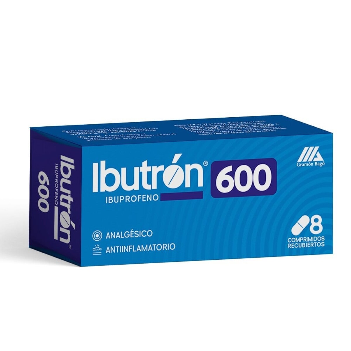 Ibutrón 600 mg 8 Comprimidos Recubiertos – Gramón Bagó 