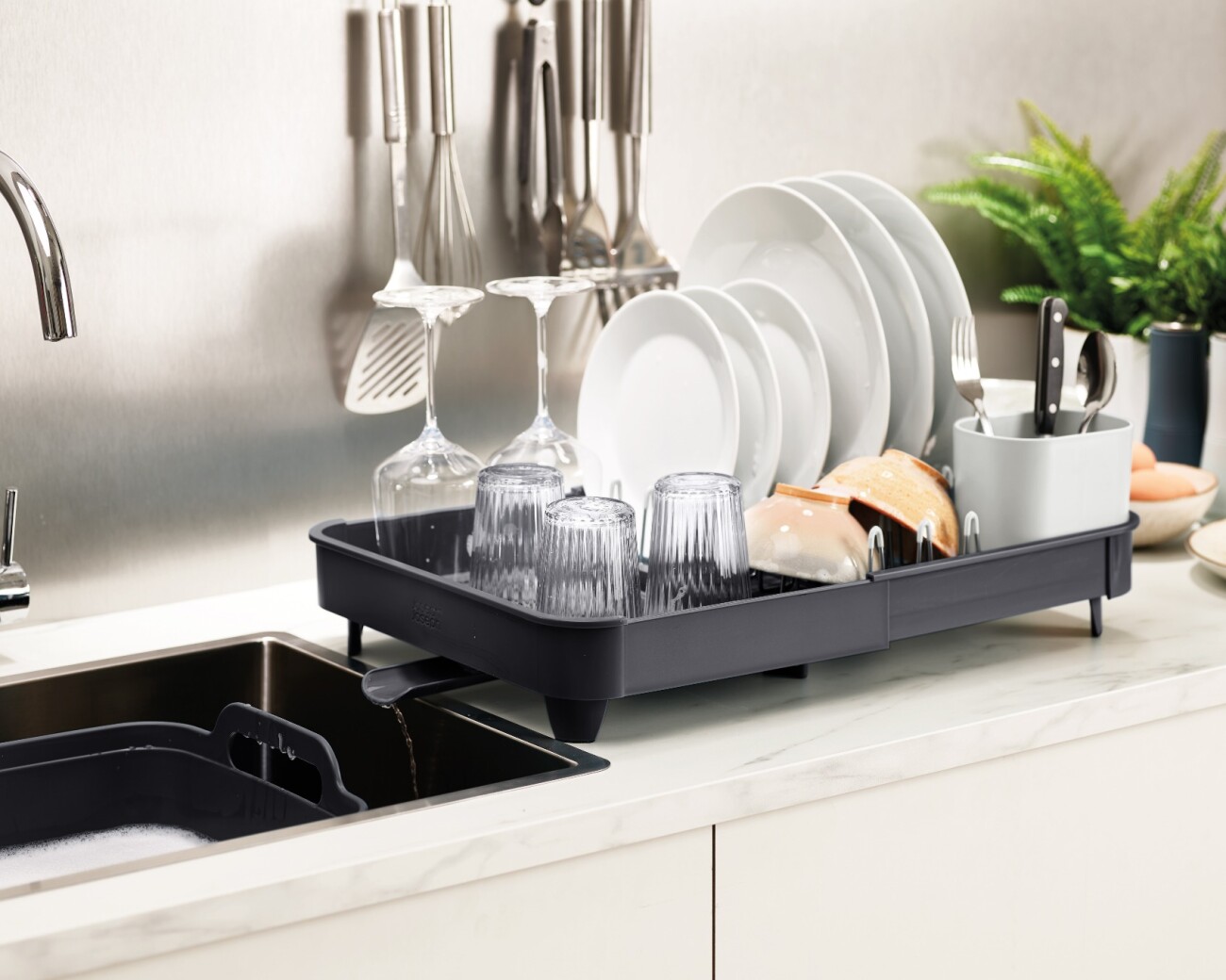 Escurridor de Platos Extensible Joseph Joseph Extend™ Gris - PREVENTA Escurridor de Platos Extensible Joseph Joseph Extend™ Gris - PREVENTA
