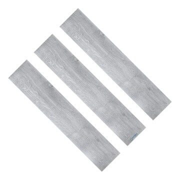 Piso Vinilico Diseño Madera M2 Suave Adhesivo En Tablilla Variante Color Gris