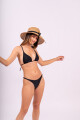 Bikini Triángulo con Bikini Cavada Negro