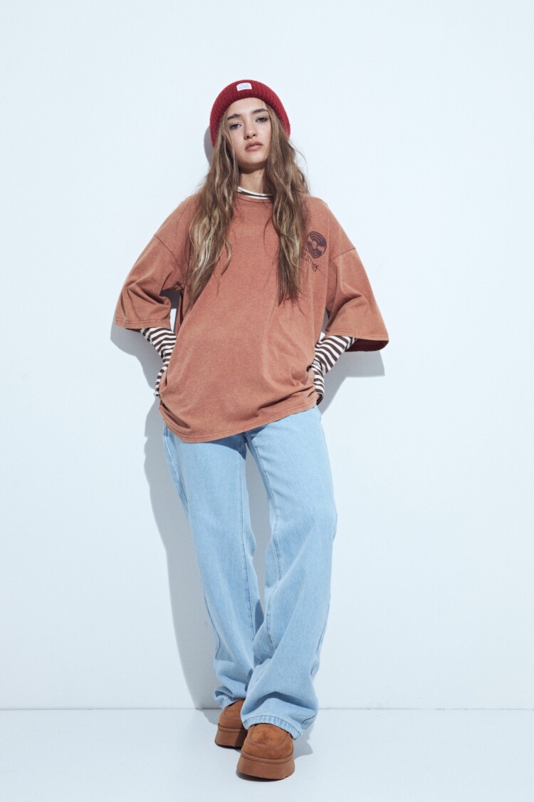 REMERA FRAXINUS Ladrillo