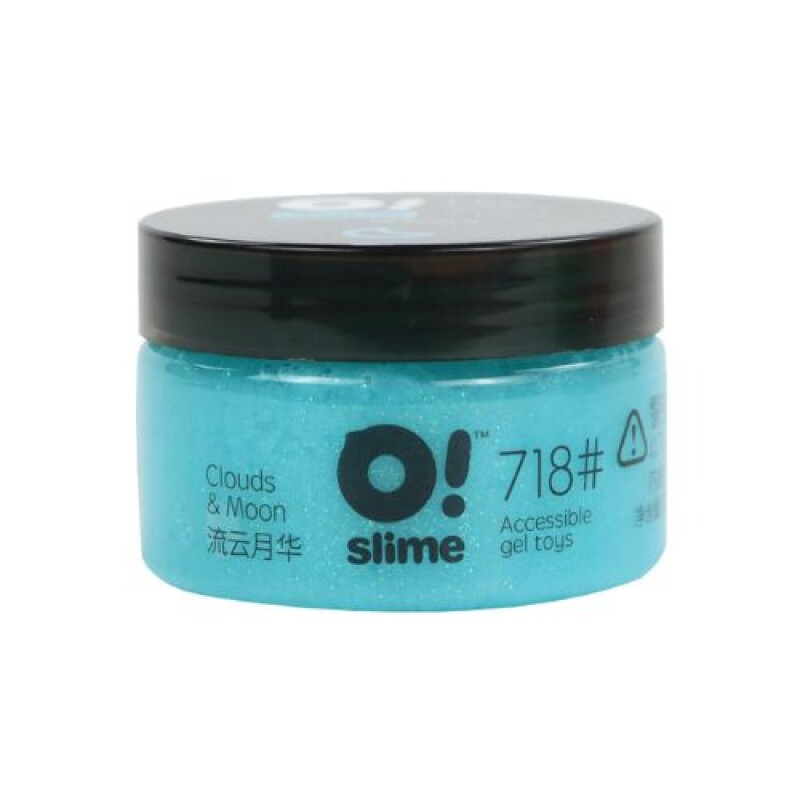 Glow in the dark slime Azul