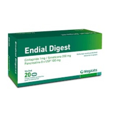 Endial Digest 20 Comprimidos | Apoyo Digestivo y Regulación Intestinal Endial Digest 20 Comprimidos | Apoyo Digestivo y Regulación Intestinal