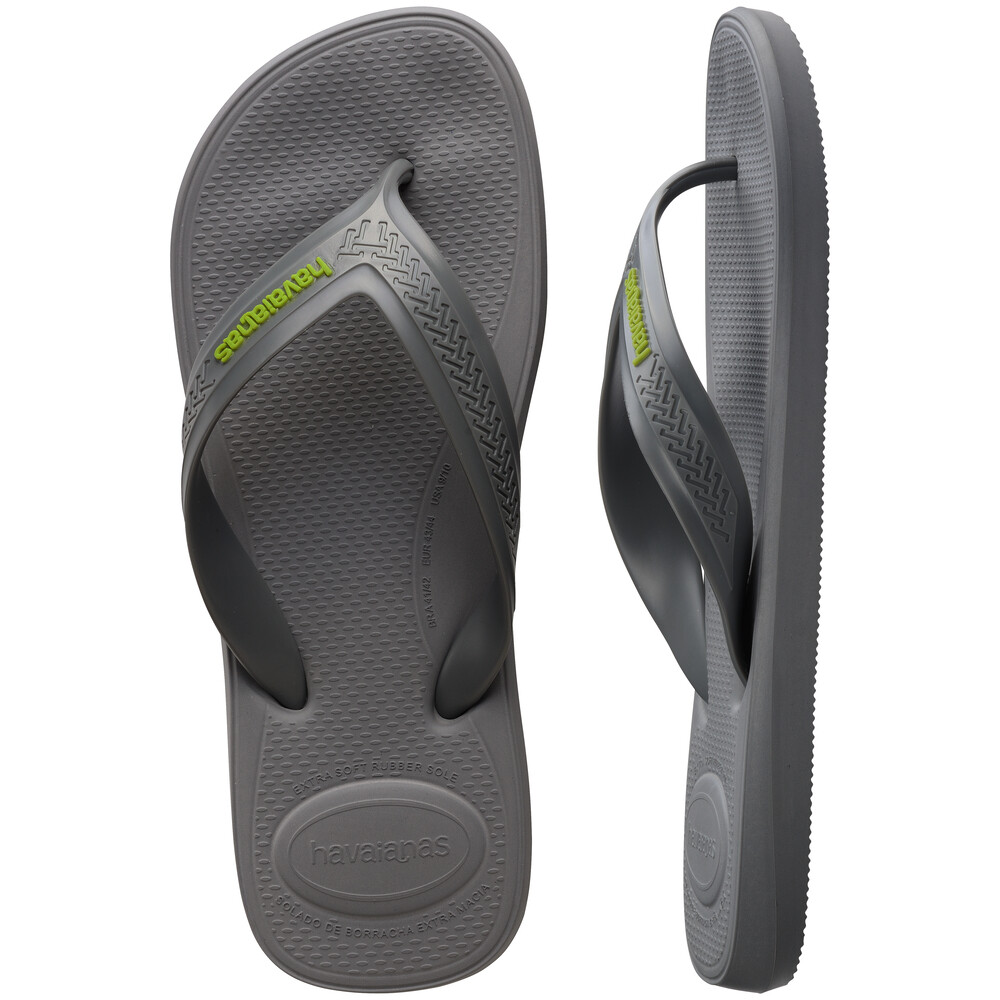 Sandalias Havaianas Top Max Comfort Hombre Acero Gris