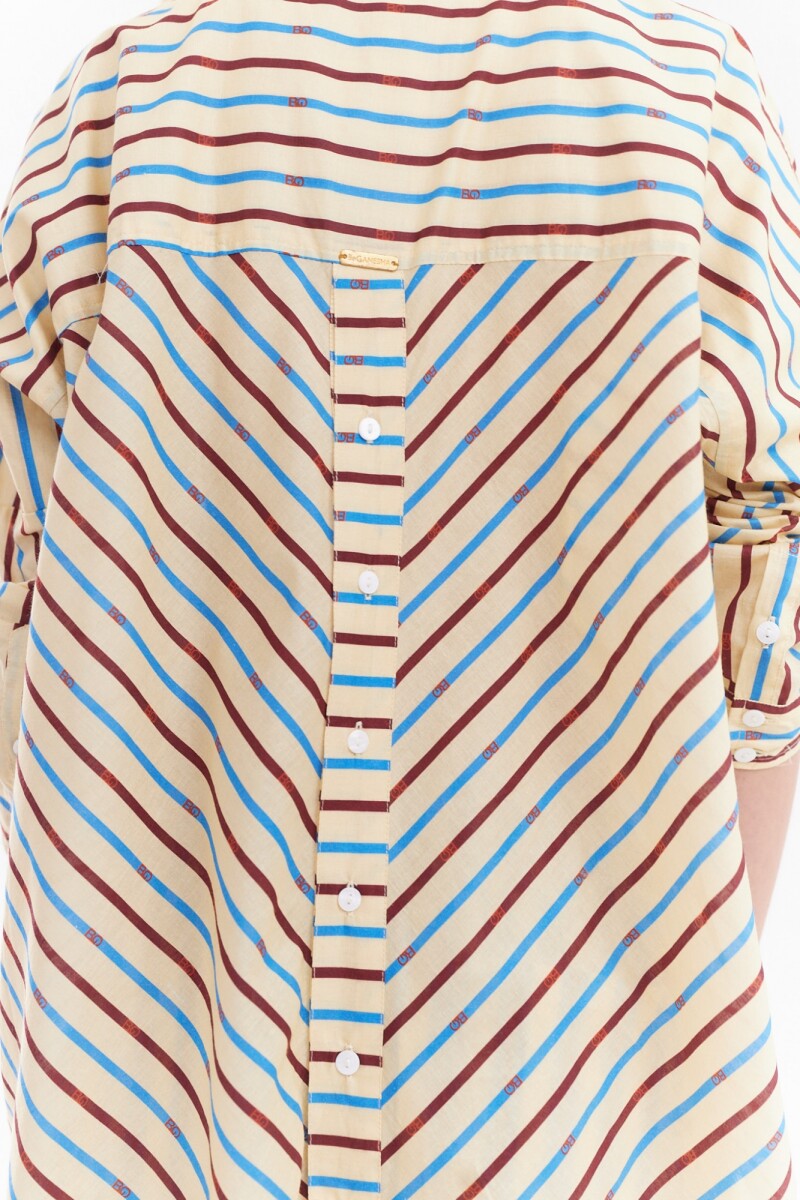 Blusa Homie Amarillo Rayado