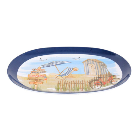 Plato oval de melamina linea Summer Plato oval de melamina linea Summer