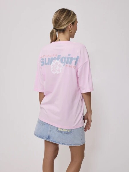 T-SHIRT RUSTY SERIA ROSADO