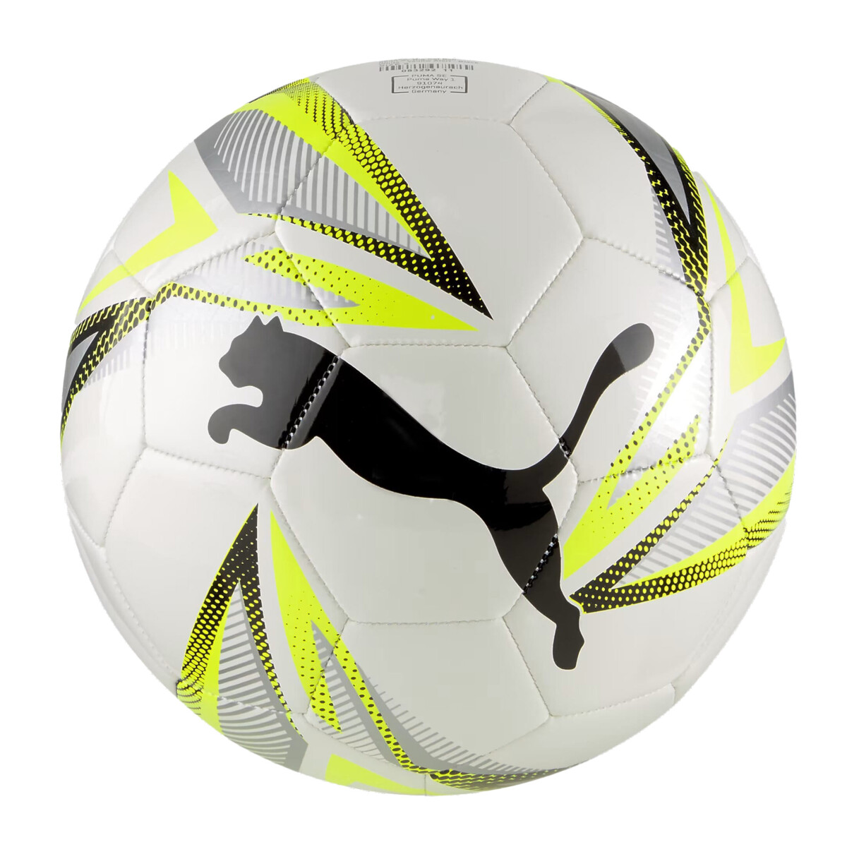 Pelota Puma Play Big Cat - Blanco - Amarillo - Negro 