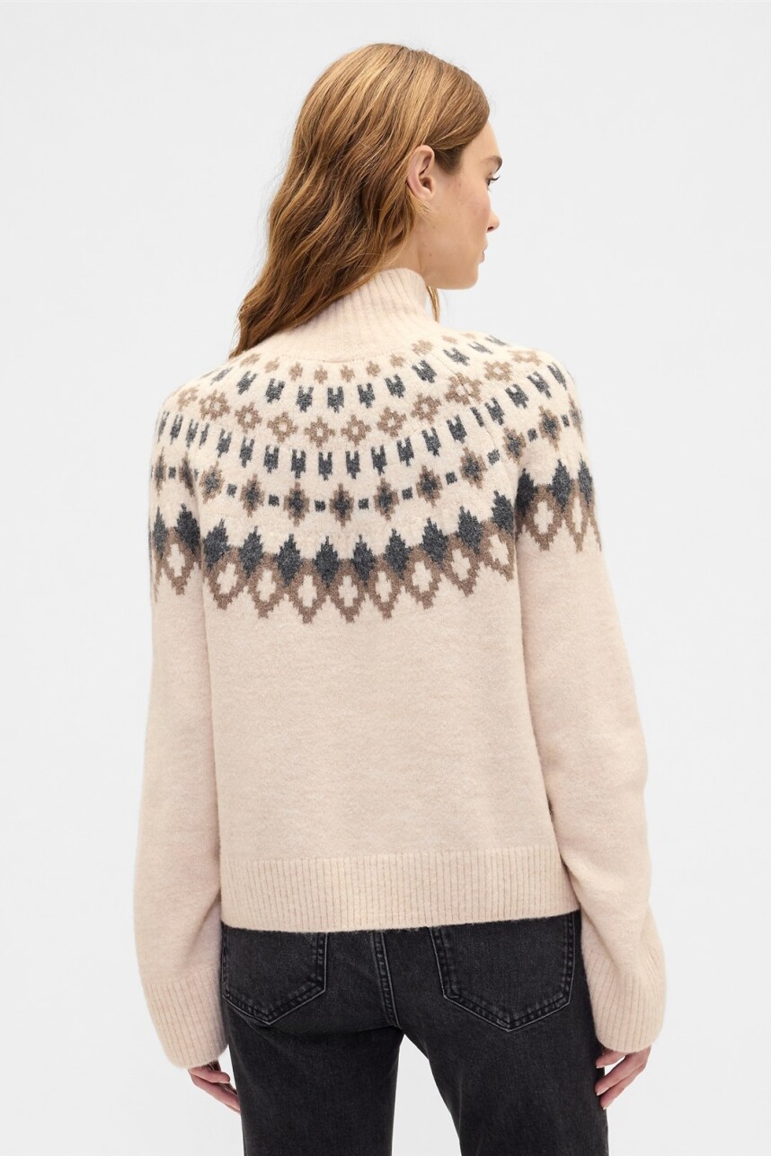 Buzo Polera Fairisle Mujer Hb368