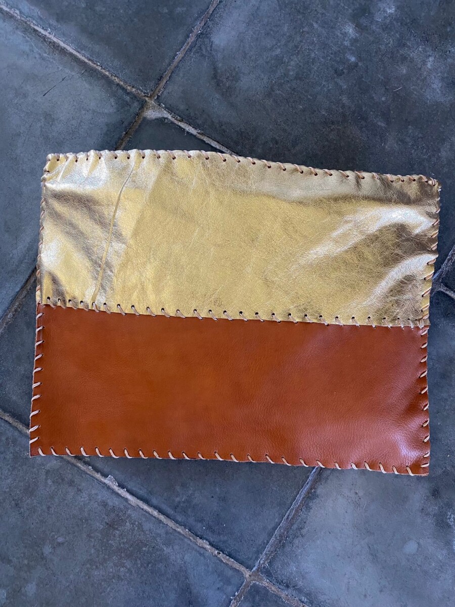 Half Leather Envelope - Dorado 