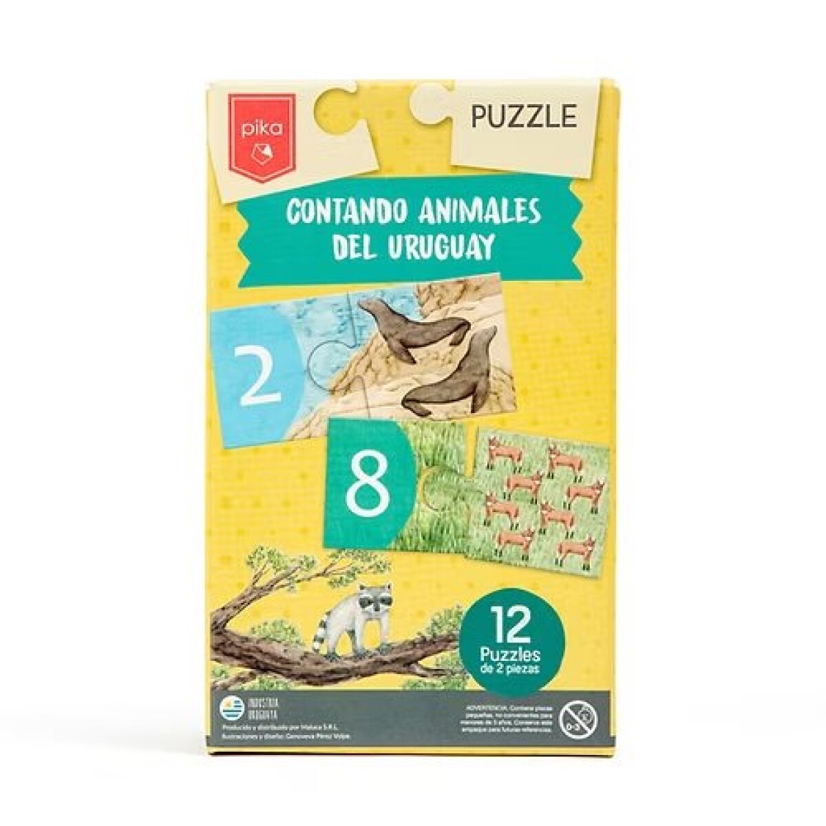 PUZZLE CONTANDO ANIMALES DEL URUGUAY 