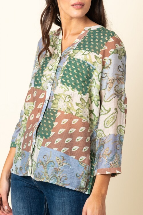 Camisa estampada Dama Camisa estampada Dama