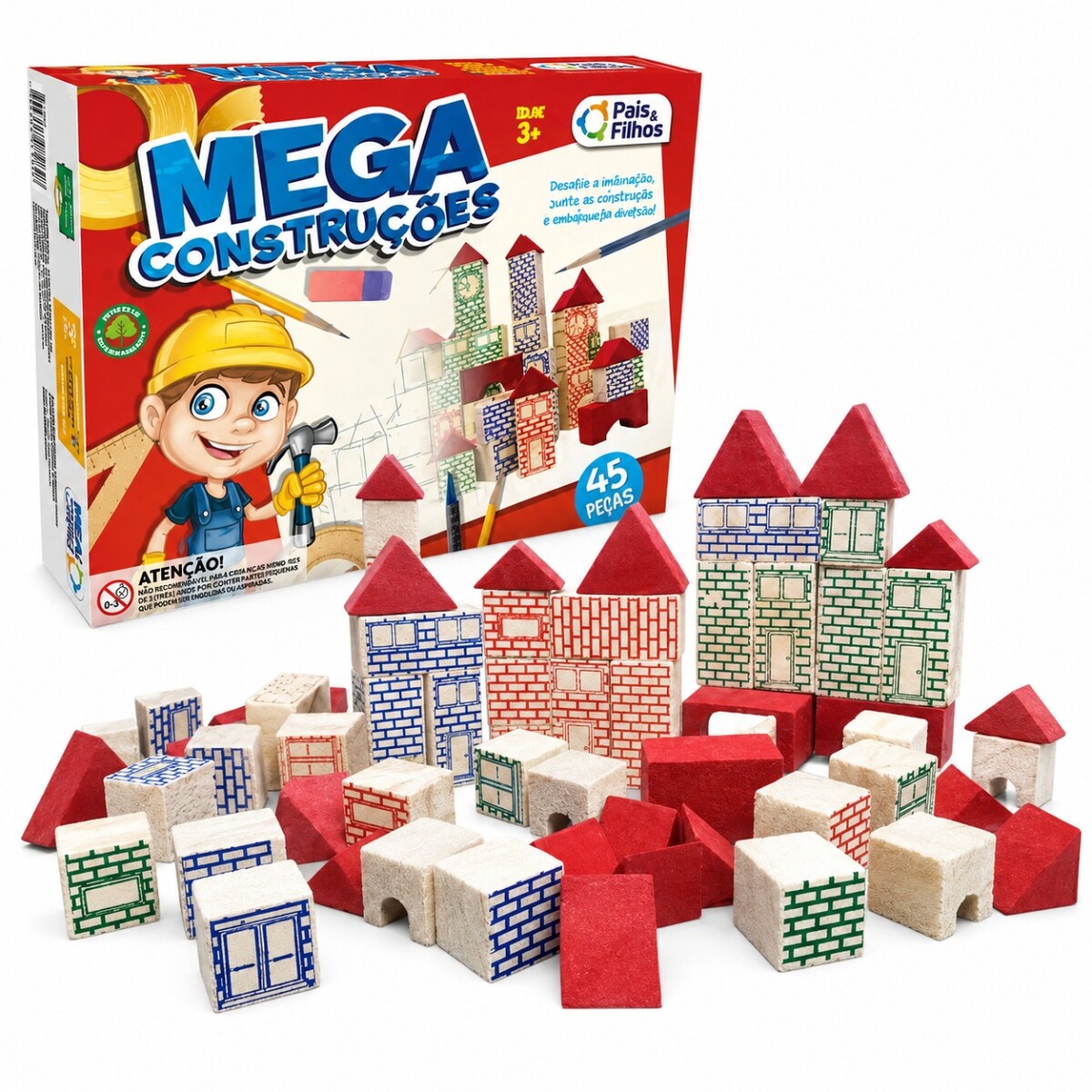 Juego construccion mega 45 piezas - GALA 