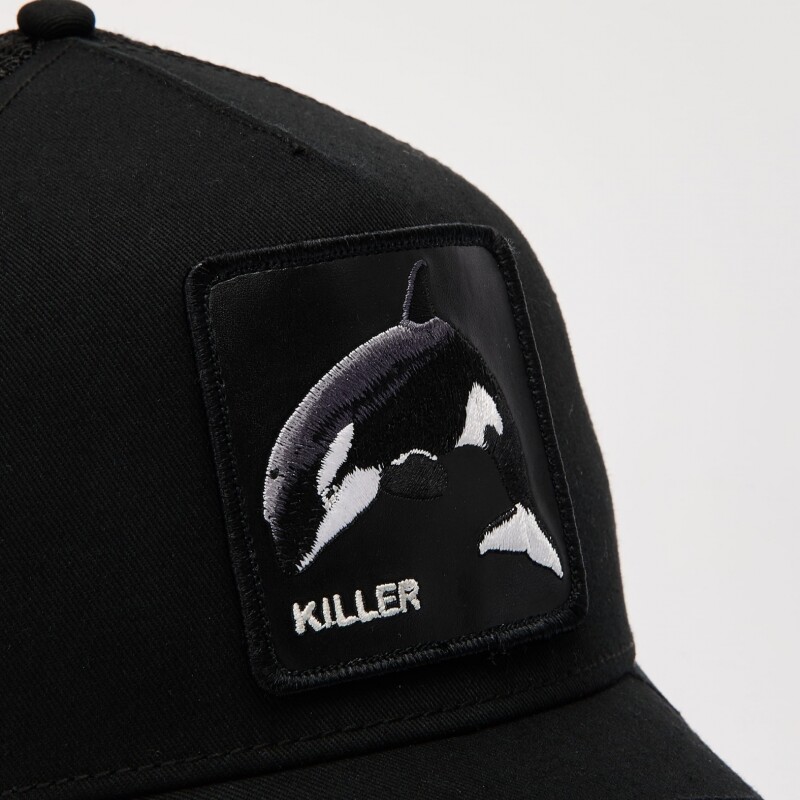 Gorra Goorin Bros Trucker Baseball - The Killer Orca Negro