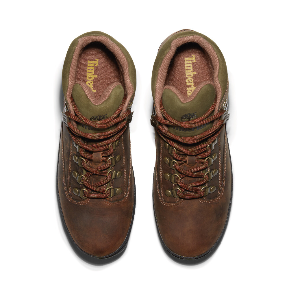 Botas Euro Hiker Mid Lace Up Hombre Brown
