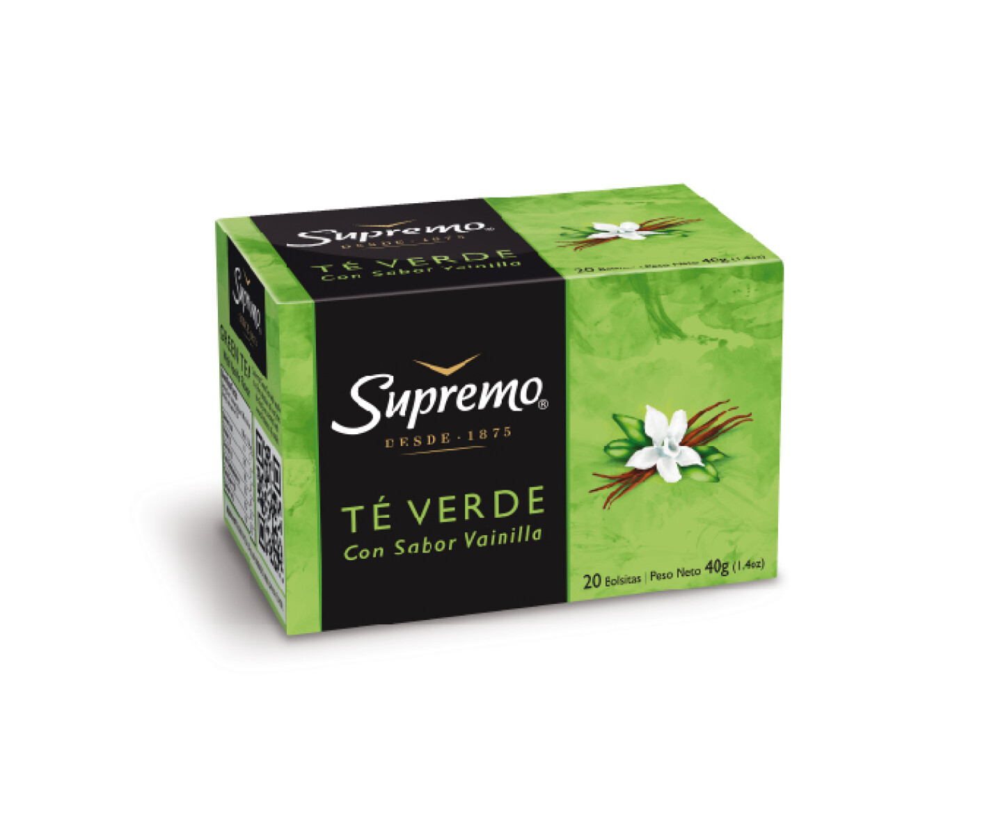 TE SUPREMO VERDE VAINILLA x 20 sob 