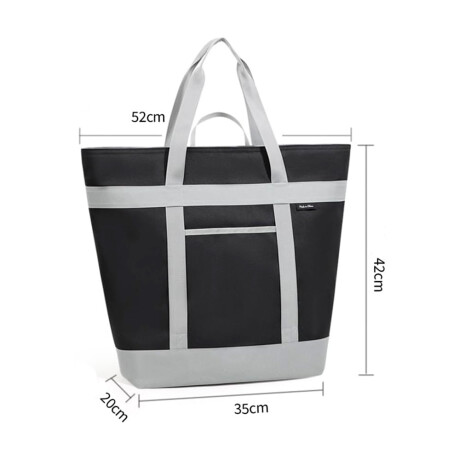 Bolso Térmico Reforzado Playa Picnic 40L 816-3 NEGRO