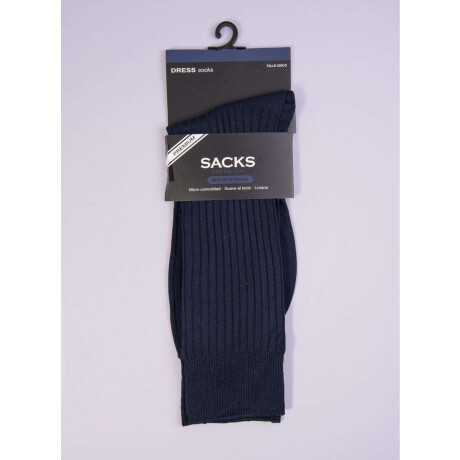 Medias de vestir sin elástico Azul