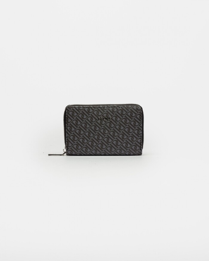 Billetera Monogram En Efecto Cuero Estampado Negro