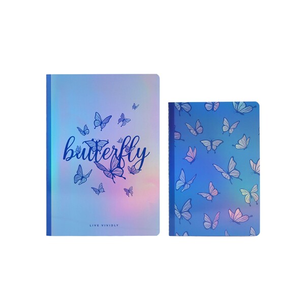 Set cuaderno mariposa Set cuaderno mariposa