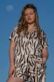 Camisa set estampada Cebra
