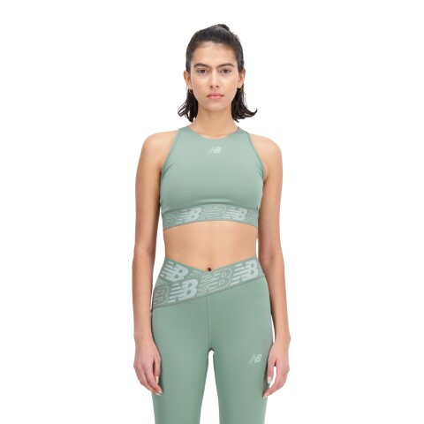 Top New Balance de Dama - WB31175DKJ GREEN