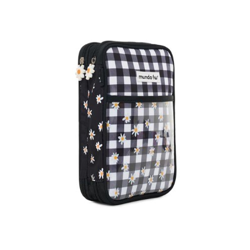 Cartuchera BLOOM POP - fw Negra