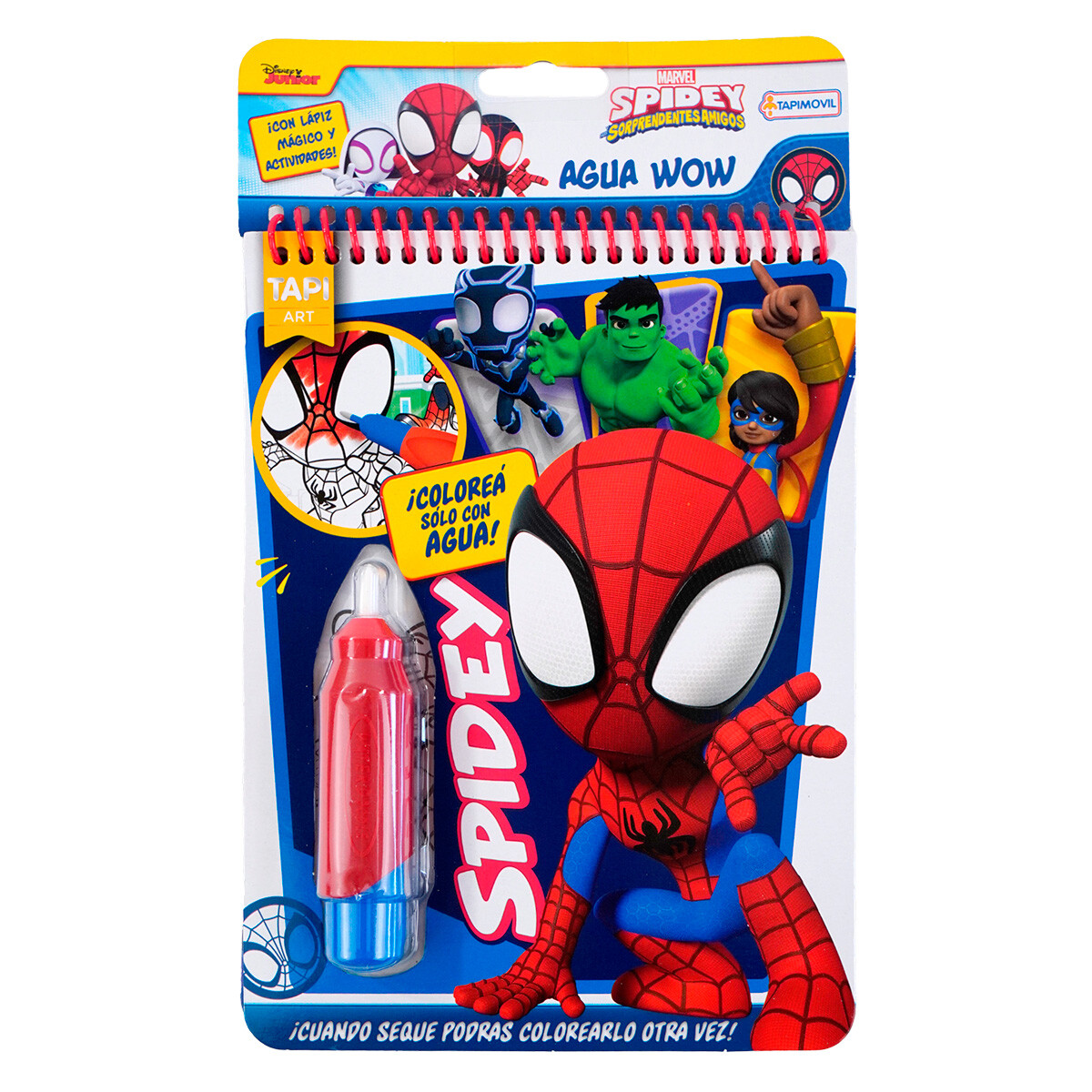 Libro de actividades Spidey con lapiz magico 