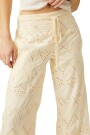 EMMA EMBROIDERED PANT Marfil