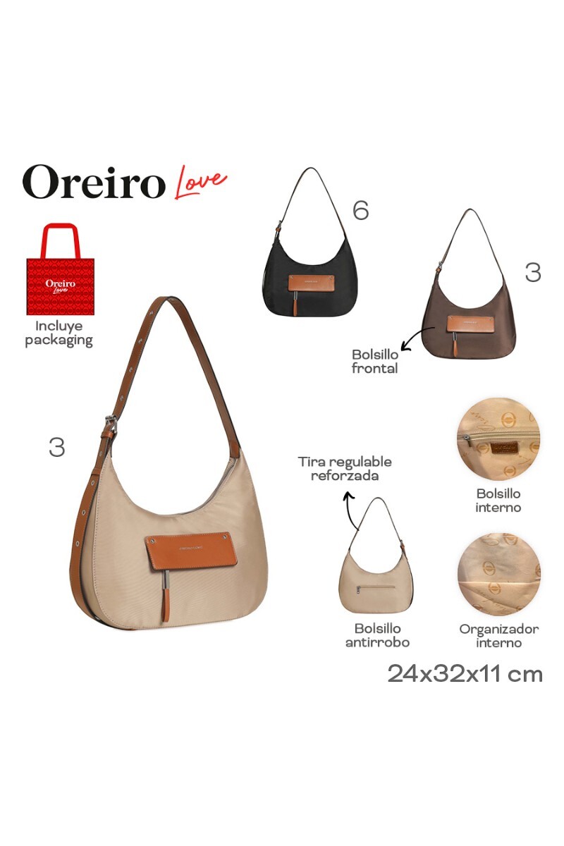 Cartera Oreiro Negro