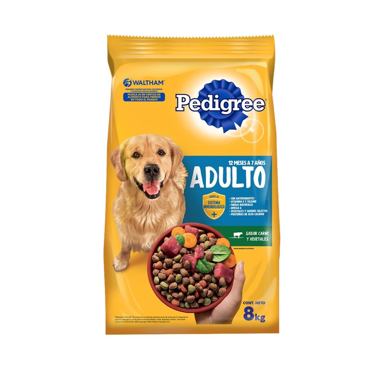 PEDIGREE PERROS ADULTOS - 8 KG 