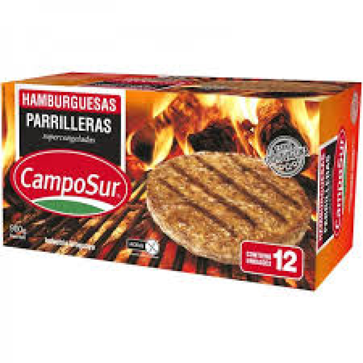 Hamburguesa parrillera 12 uds 