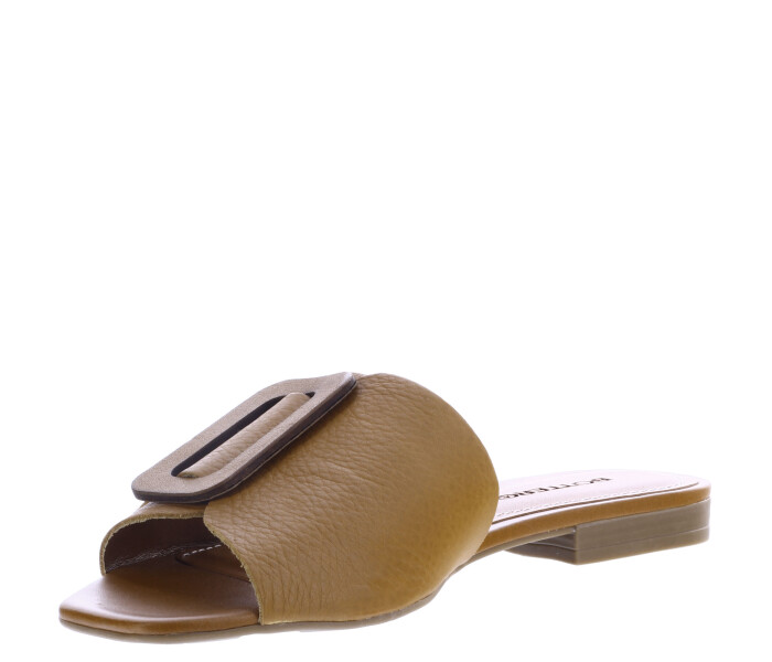 Zuecos de Mujer Bottero c/hebilla Marrón Canela