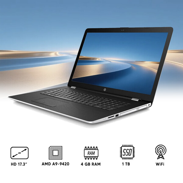 Notebookhp Ak0 Amd A9 4gb Ram 1tb Ssd 17.3" Táctil NOTEBOOK RFPL HP A9/4/1/17.3"/TS