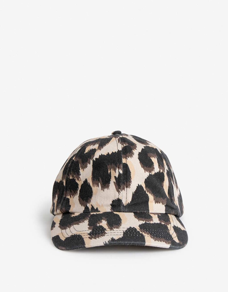 Cap Animal Print Efecto Lavado 