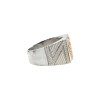 Anillo Profesión Policía -Plata y Oro -Sin Piedra-AP5063 sinpiedra