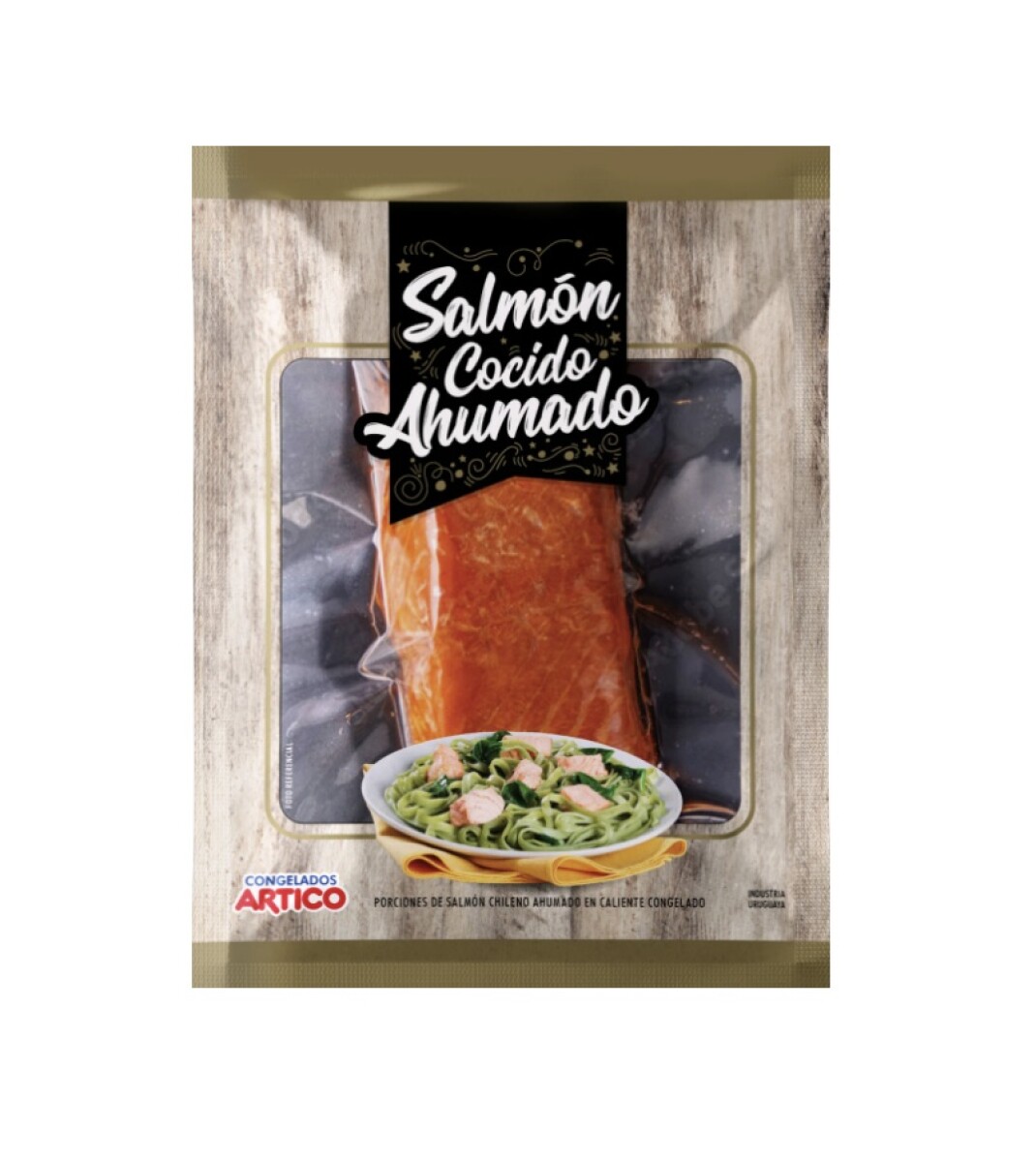 SALMON AHUMADO EN CALIENTE APROX 200G 