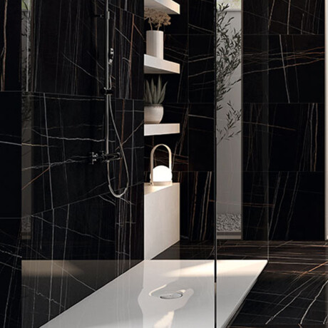 Porcelanato Negro Pulido 60X120Cm Piso Pared GAMAS DE NEGRO