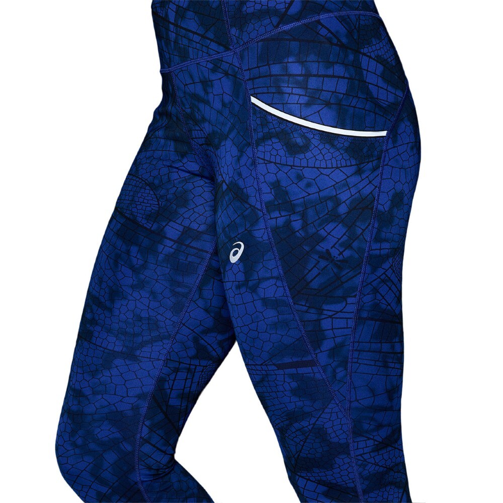 Leggings Running Road Lite-Show Tight Mujer Performance Black/dark Cobalt