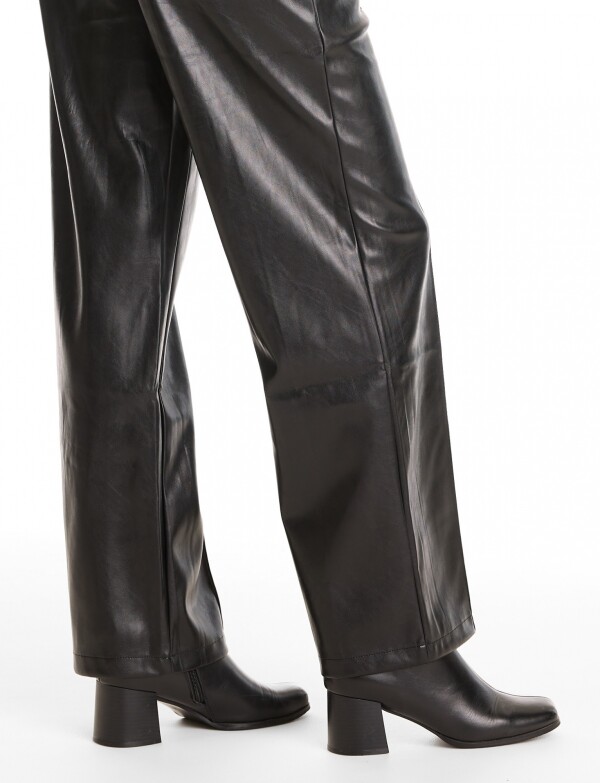Pantalon Eco Cuero NEGRO