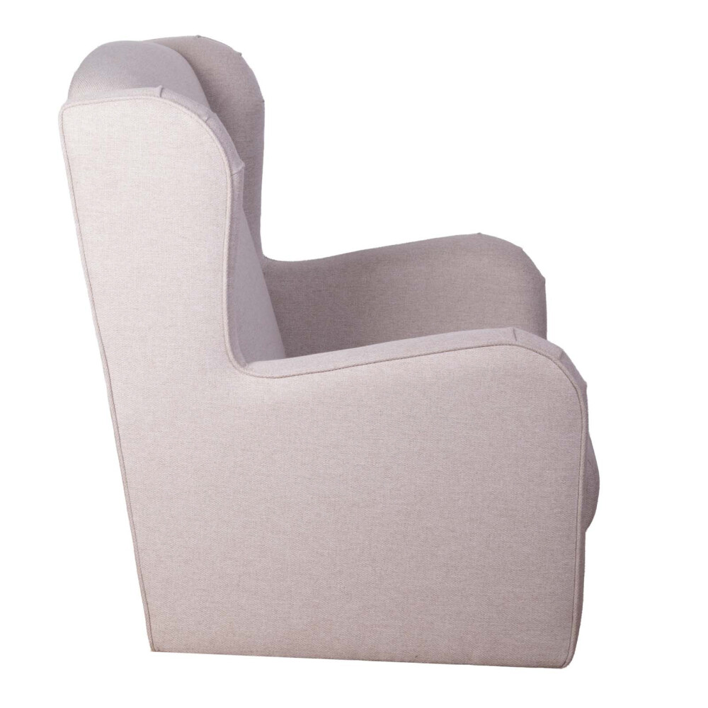 BUTACA MECEDORA 1 CUERPO TELA NATURAL-BEIGE VERSALLES BEIGE