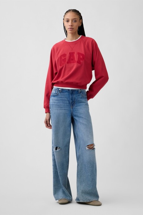 Buzo Deportivo Sin Felpa Mujer Chakra Red
