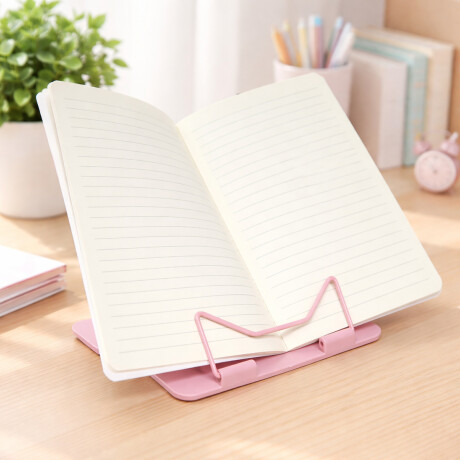 Soporte para libros o tablet 24x16cm Rosado