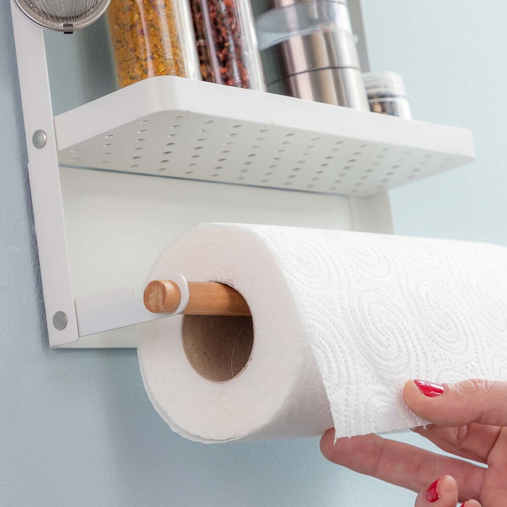 ORGANIZADOR MAGNÉTICO HIERRO-IMAN-Y-MADERA BLANCO V0103239
