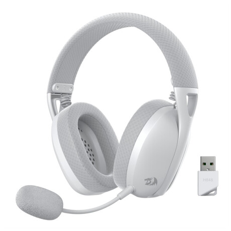 Auriculares Gamer Inalambrico Redragon H848 Ire White Gray Auriculares Gamer Inalambrico Redragon H848 Ire White Gray