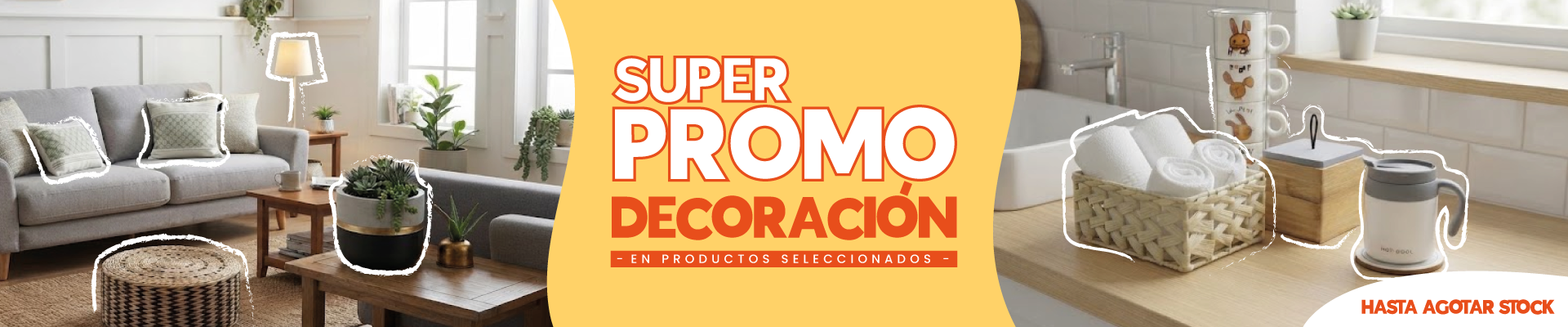 DESCUENTO en productos de DECORACIÓN